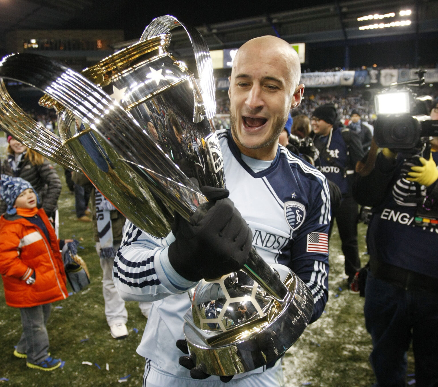2013: Aurelien Collin leads Sporting Kansas City to MLS title